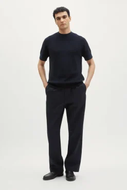 T-Shirt a Costine in Cotone Organico