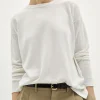T-shirt a Manica Lunga in Cotone Organico