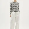 T-shirt a Manica Lunga in Cotone Organico