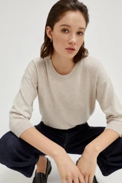 T-shirt Boxy in Lana Merino