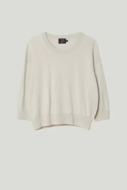 T-shirt Boxy in Lana Merino