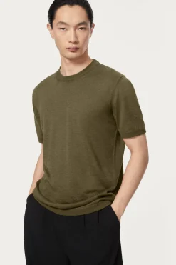 T-Shirt in Lino Cotone