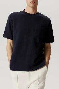 T-Shirt in Lino Cotone Relaxed Fit – Versione Imperfect