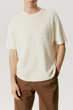 T-Shirt in Lino Cotone Relaxed Fit – Versione Imperfect