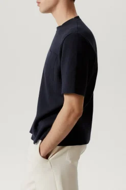 T-Shirt in Lino Cotone Relaxed Fit – Versione Imperfect