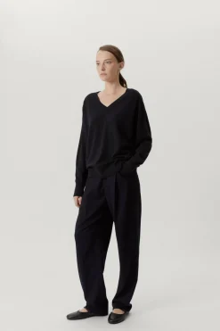 V-neck Oversize in Lana Ultrasoft
